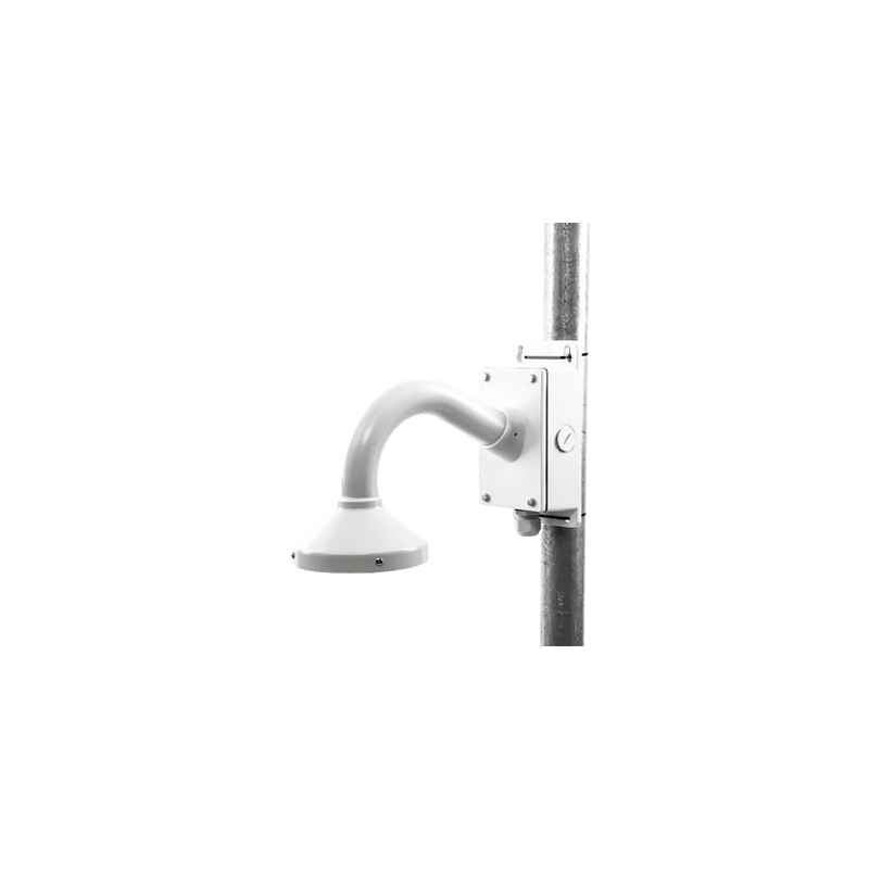 Montaje Universal de Pared con Cuello de Ganso y Caja de Conexiones /