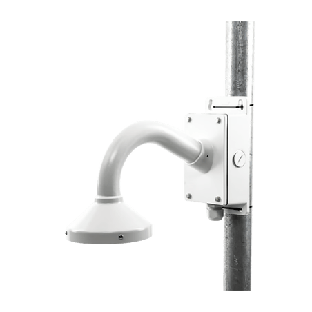 Montaje Universal de Pared con Cuello de Ganso y Caja de Conexiones /