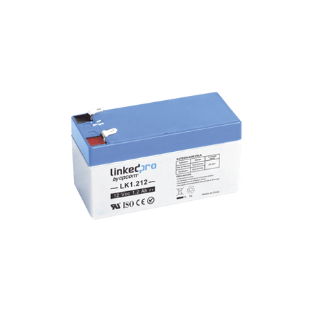 Batería 12 V / 1.2 Ah / UL / 5 Años vida útil promedio / Para uso en e