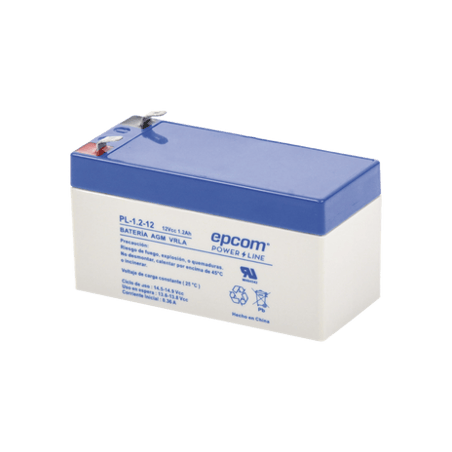 Batería 12 Vcc / 1.2 Ah / UL / Tecnología AGM-VRLA / Para uso en equip