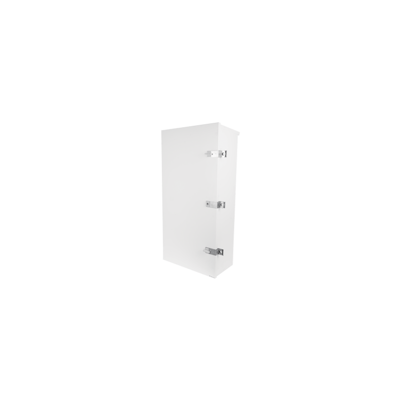 Gabinete para instalación de 3 Baterías PL110D12, Fabricado en Lámina
