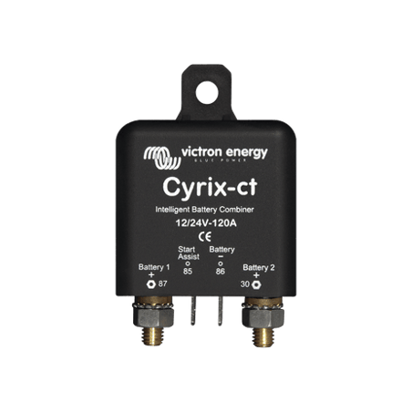 Cyrix-CT 12/24 V 120 A / Combinador Inteligente de Baterías en Vehícul