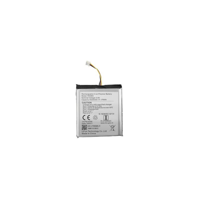 Batería de Respaldo para Panel de Alarma Hikvision / 4520 mAh / Compat