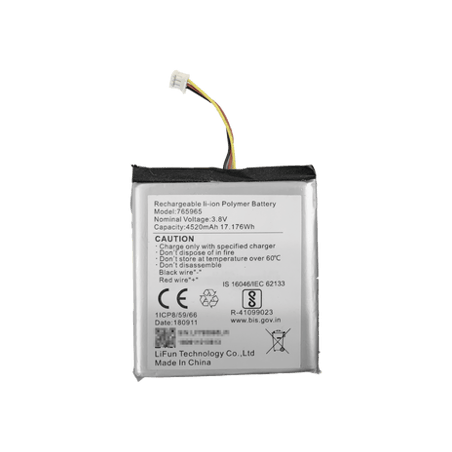 Batería de Respaldo para Panel de Alarma Hikvision / 4520 mAh / Compat