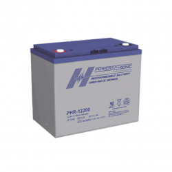 Batería 12V, 58AH, Para Respaldo, Serie PHR, Tecnologías AGM/VRLA, 5 A