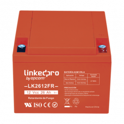 Batería 12 V / 26 Ah / UL / Tecnología AGM-VRLA / Vida útil promedio d