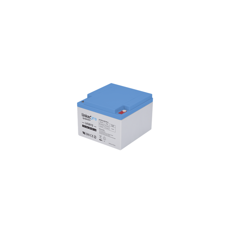 Batería 12 V / 26 Ah / UL / Tecnología AGM / Vida útil promedio de 5 a