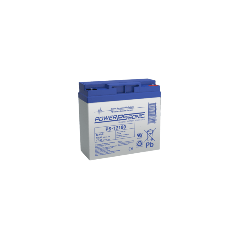 Batería 12V, 18AH, Para Respaldo, Tecnologías AGM/VRLA, Diseño De Vida