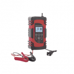 Cargador de Baterías / 12 o 24 Vcc / hasta 40 Ah / 2, 4 o 6 A / Displa