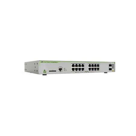 Switch PoE Administrable CentreCOM GS970M, Capa 3 de 16 Puertos 10/100