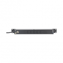 Tomacorriente Horizontal (PDU) de 6 Contactos (NEMA 5-15R) Rack 19 1UR