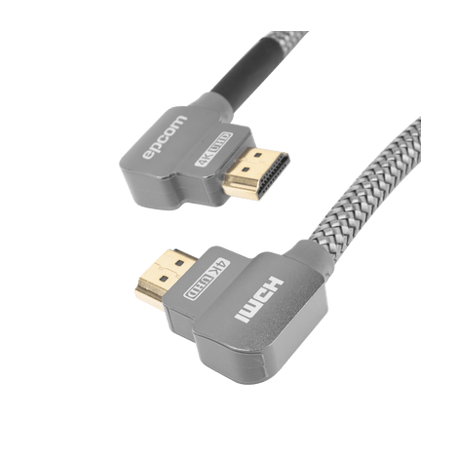 Cable HDMI Angulo 90º 3m  Alta Definición  Version 2.0  Alta velocidad