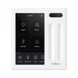 Control touch desde su pantalla en pared, compatible con 2 cargas para