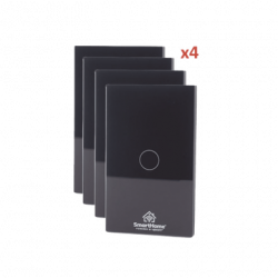 (Wifi) KIT 4 apagadores inteligentes Wifi compatibles con Alexa y Goog