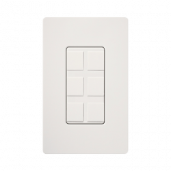 Caja de pared para contactos varios, 6 mini espacios.