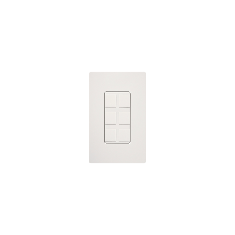 Caja de pared para contactos varios, 6 mini espacios.