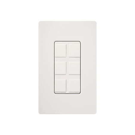 Caja de pared para contactos varios, 6 mini espacios.