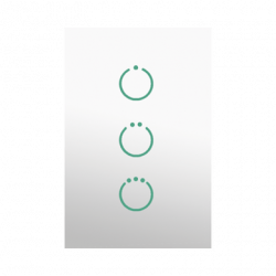 (ZWAVE) Interruptor On/Off panel tÃ¡ctil touch inalÃ¡mbrico Zwave Plus 3