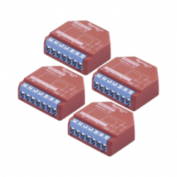 KIT de 4 piezas Relevador inalÃ¡mbrico inteligente 16A, 110-230 V, medi