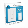 (Caseta Wireless) Kit, Apagador, base para empotrar en pared el contro