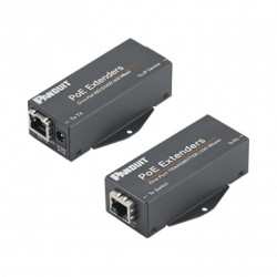 Kit de Extensor PoE/PoE, Hasta 610 Metros (2000 ft) con Cable Cat5e o