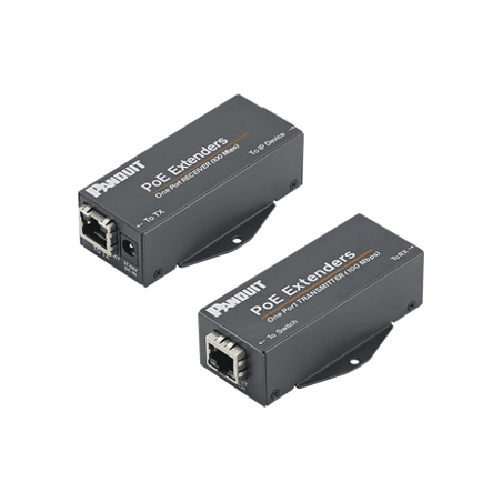 Kit de Extensor PoE/PoE, Hasta 610 Metros (2000 ft) con Cable Cat5e o