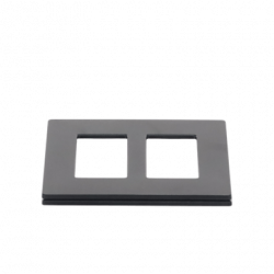 TAPA P/SWITCH /DIMMER 2 ESPACIOS
