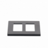 TAPA P/SWITCH /DIMMER 2 ESPACIOS