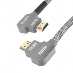 Cable HDMI Angulo 90º 1m  Alta Definición  Version 2.0  Alta velocidad