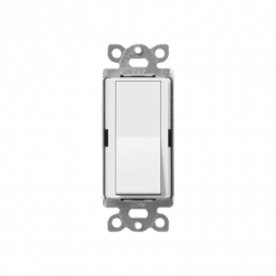Interruptor Claro, 3 Hilos, 15A, Color Blanco