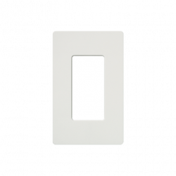 Placa de pared 1 espacio, para atenuador (dimmer), apagador Ã³ control