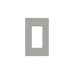 Placa de pared 1 espacio, para atenuador (dimmer), switch Ã³ control re