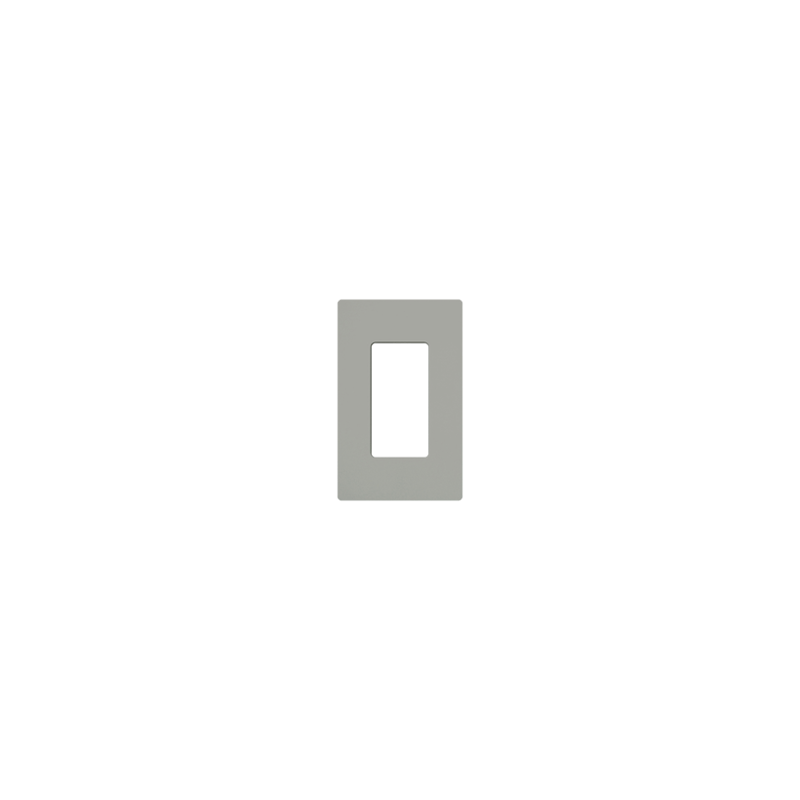 Placa de pared 1 espacio, para atenuador (dimmer), switch Ã³ control re