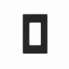 Placa de pared 1 espacio, para atenuador (dimmer), switch Ã³ control re