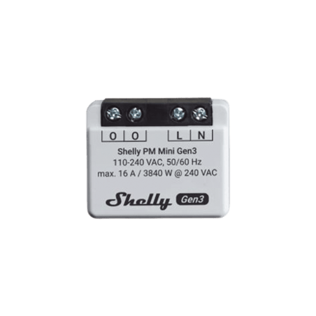 Mini Medidor de consumo inteligente con Wi-Fi, 1 canal 16A, compatible