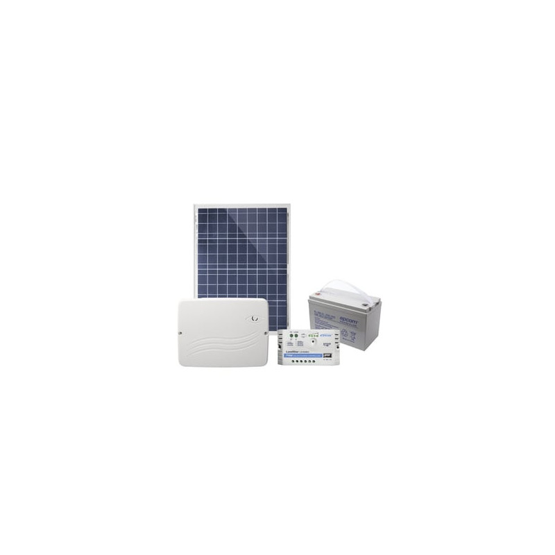KIT Alarma Cloud HÃ­brido Alimentado por Celda Solar / ProgramaciÃ³n 100