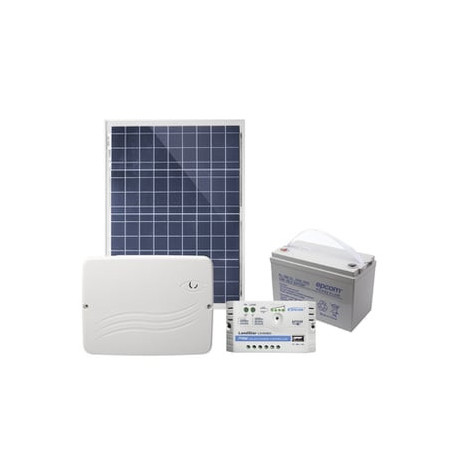 KIT Alarma Cloud HÃ­brido Alimentado por Celda Solar / ProgramaciÃ³n 100