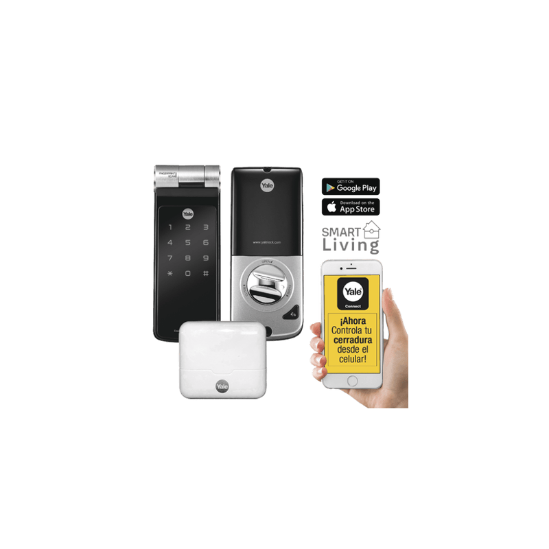 Kit de Hub con Cerradura YDF40A: CÃ³digo, Biometria y apertura Smartpho