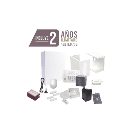 KIT de Alarma con 2 AÃOS de ComunicaciÃ³n Ilimitada 4GLTEM / 5G