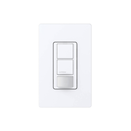 (XCT) Apagador doble con sensor de presencia, ideal para salas de entr