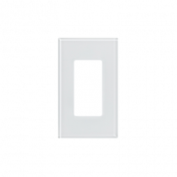 Tapa de cristal para apagador o atenuador, 1 espacio.