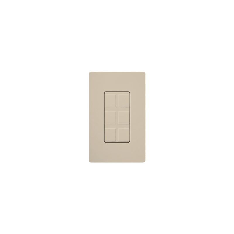 Caja de pared para contactos varios, 6 mini espacios.
