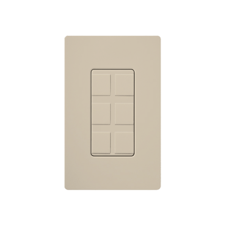 Caja de pared para contactos varios, 6 mini espacios.