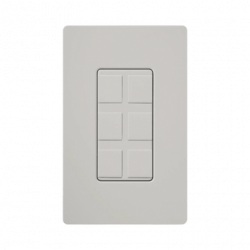 Caja de pared para varios contactos de red o tel, 6 mini espacios