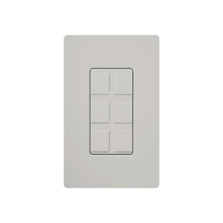 Caja de pared para varios contactos de red o tel, 6 mini espacios