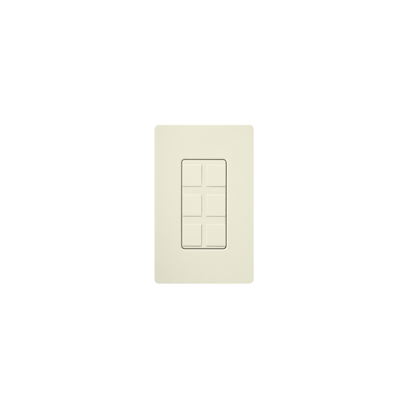Caja de pared para varios contactos de red o tel, 6 mini espacios
