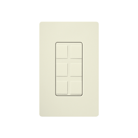 Caja de pared para varios contactos de red o tel, 6 mini espacios