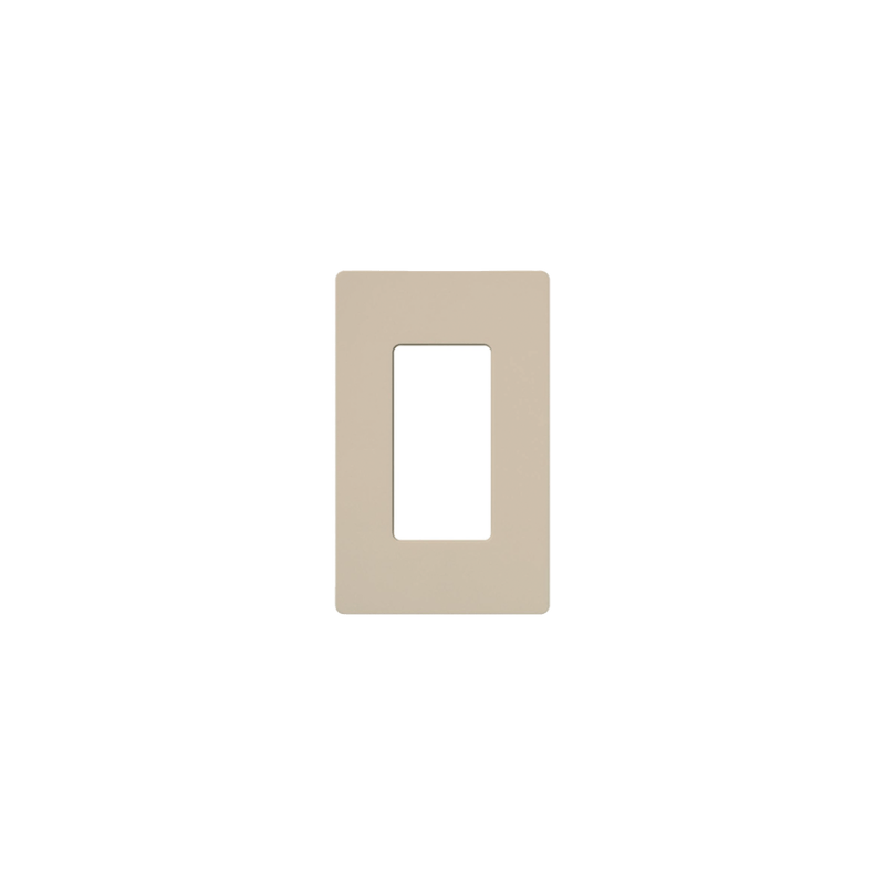 Placa de pared 1 espacio, para atenuador (dimmer), apagador Ã³ control