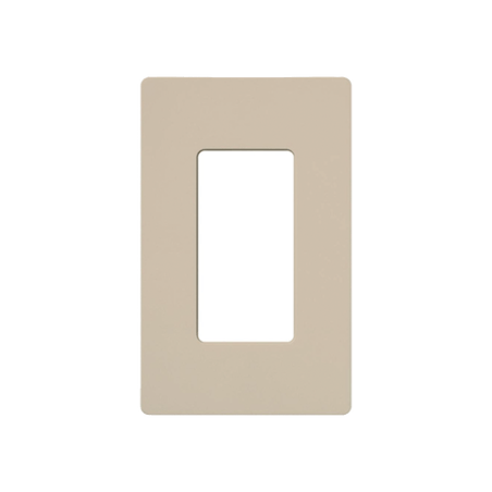 Placa de pared 1 espacio, para atenuador (dimmer), apagador Ã³ control