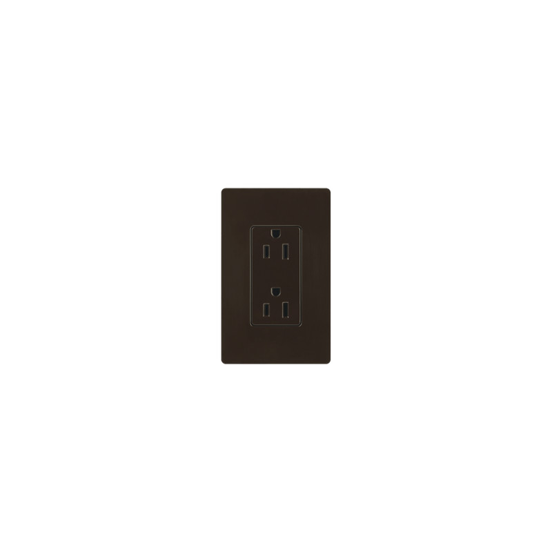 TOMACORRIENTE 120V/15A COLOR CAFE
